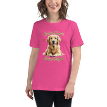 Golden Hearts Shine Bright, Women's Relaxed T-Shirt